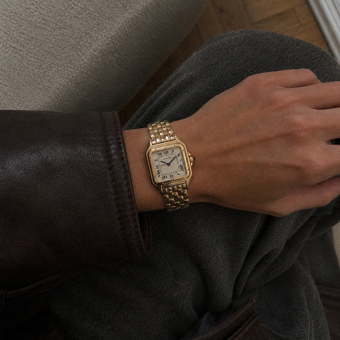 Cartier Panthere GM Armbanduhr Unisex mit Datum Full Set Large Ref. 887968