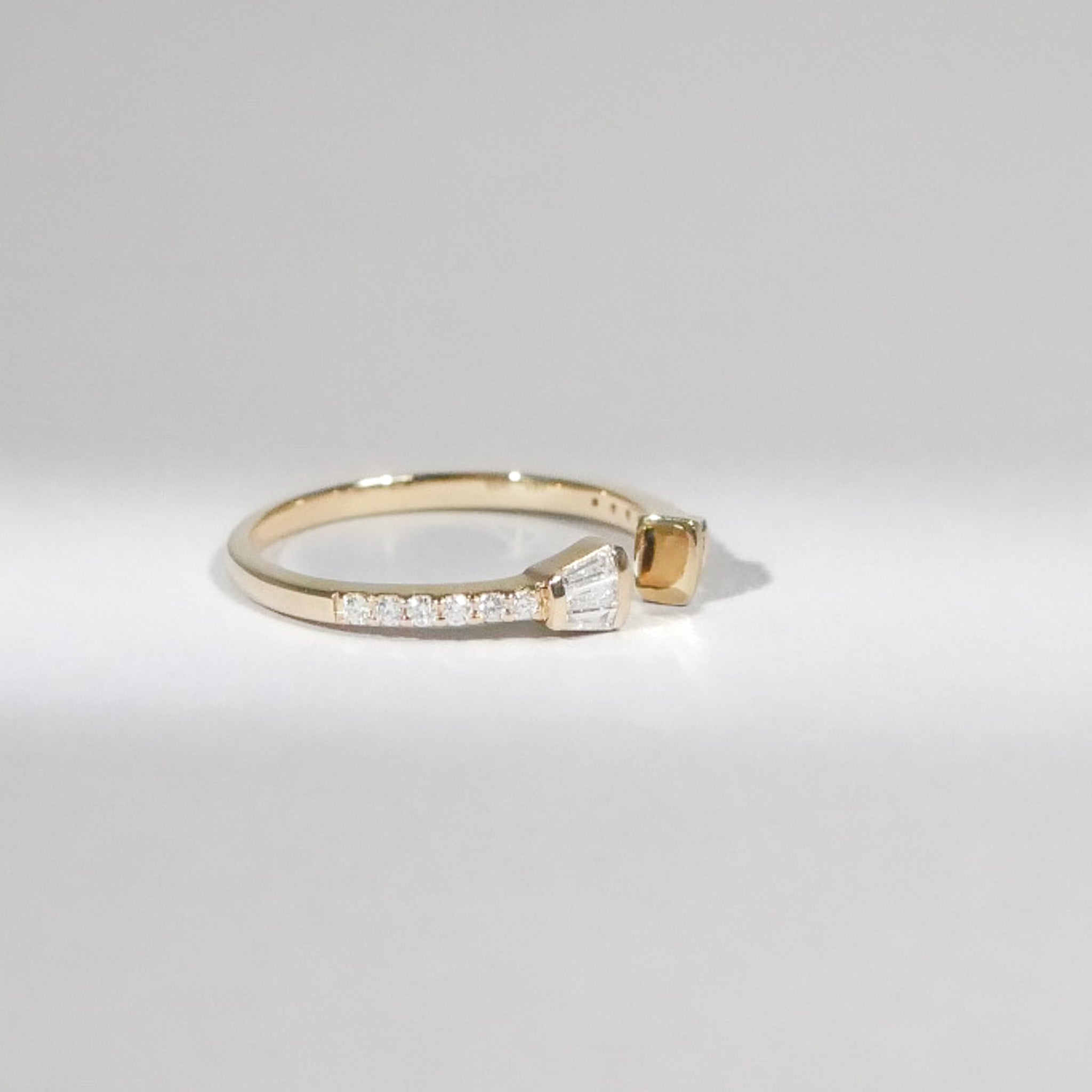 Diamant Ring 14KT Gelbgold