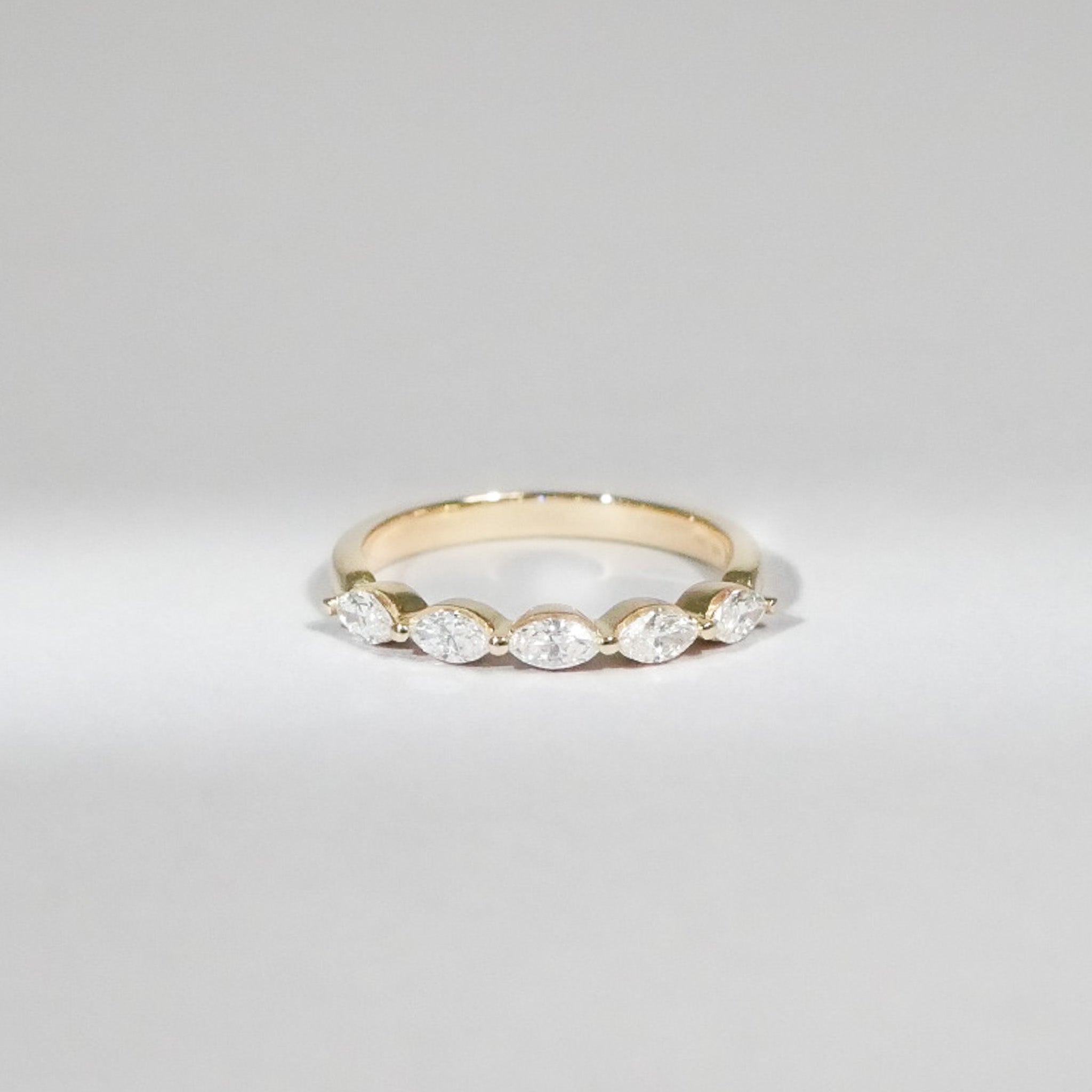 Marquise cut Diamant Ring 14KT