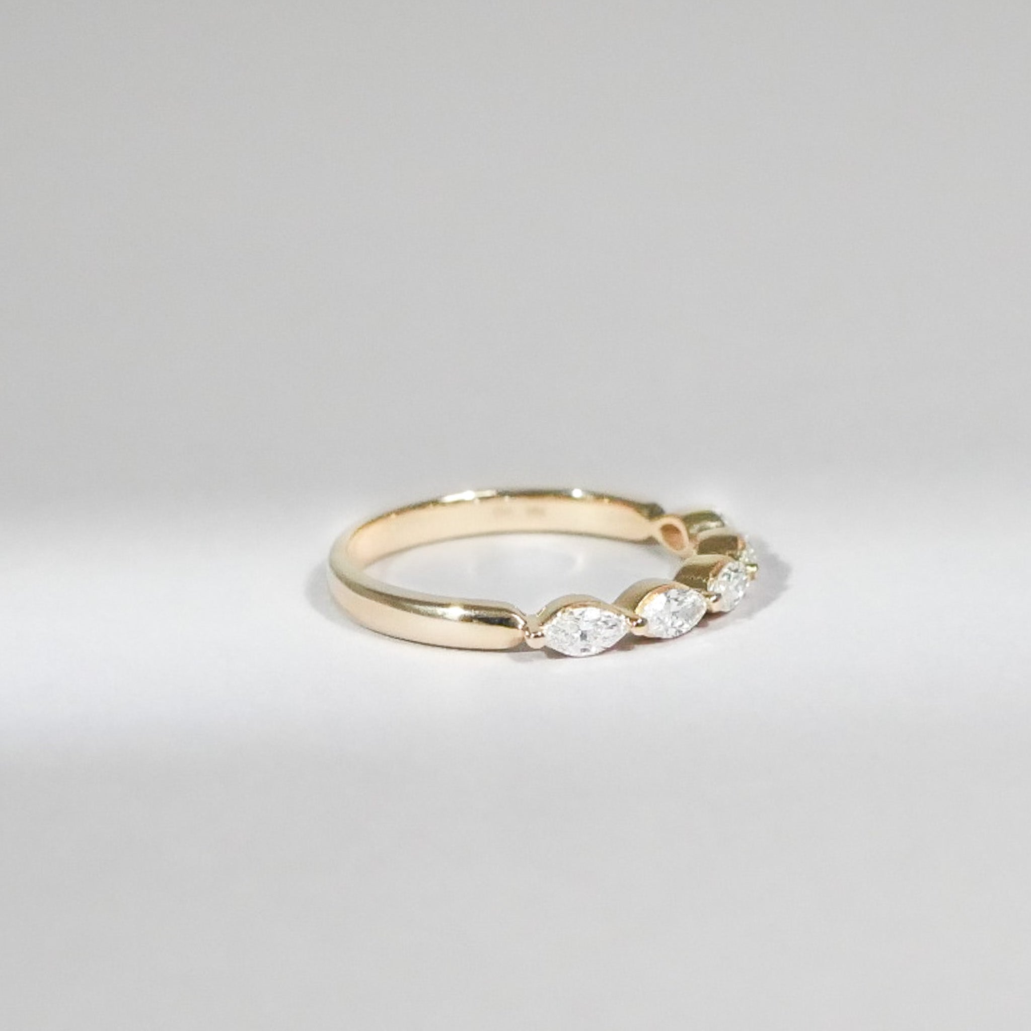 Marquise cut Diamant Ring 14KT