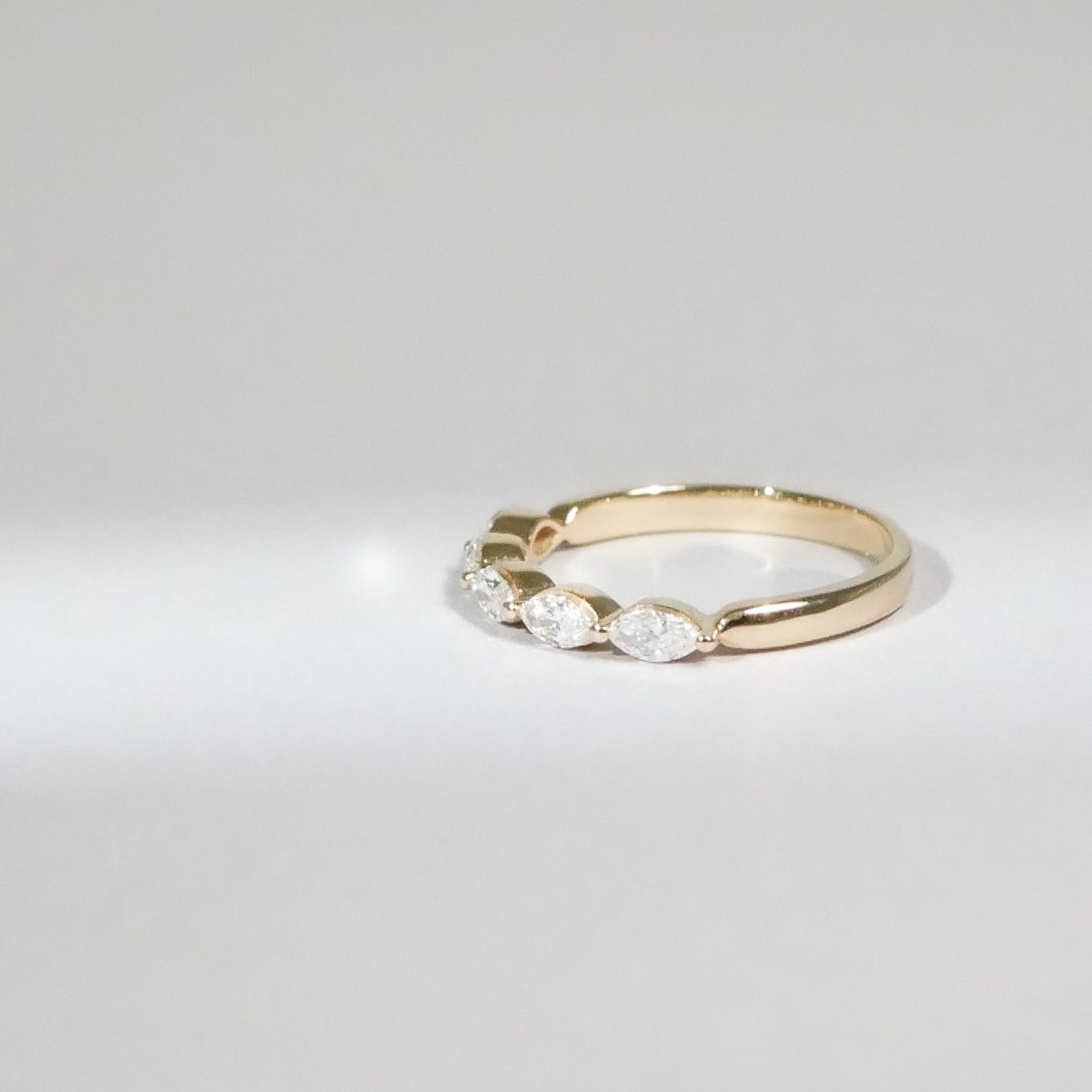 Marquise cut Diamant Ring 14KT