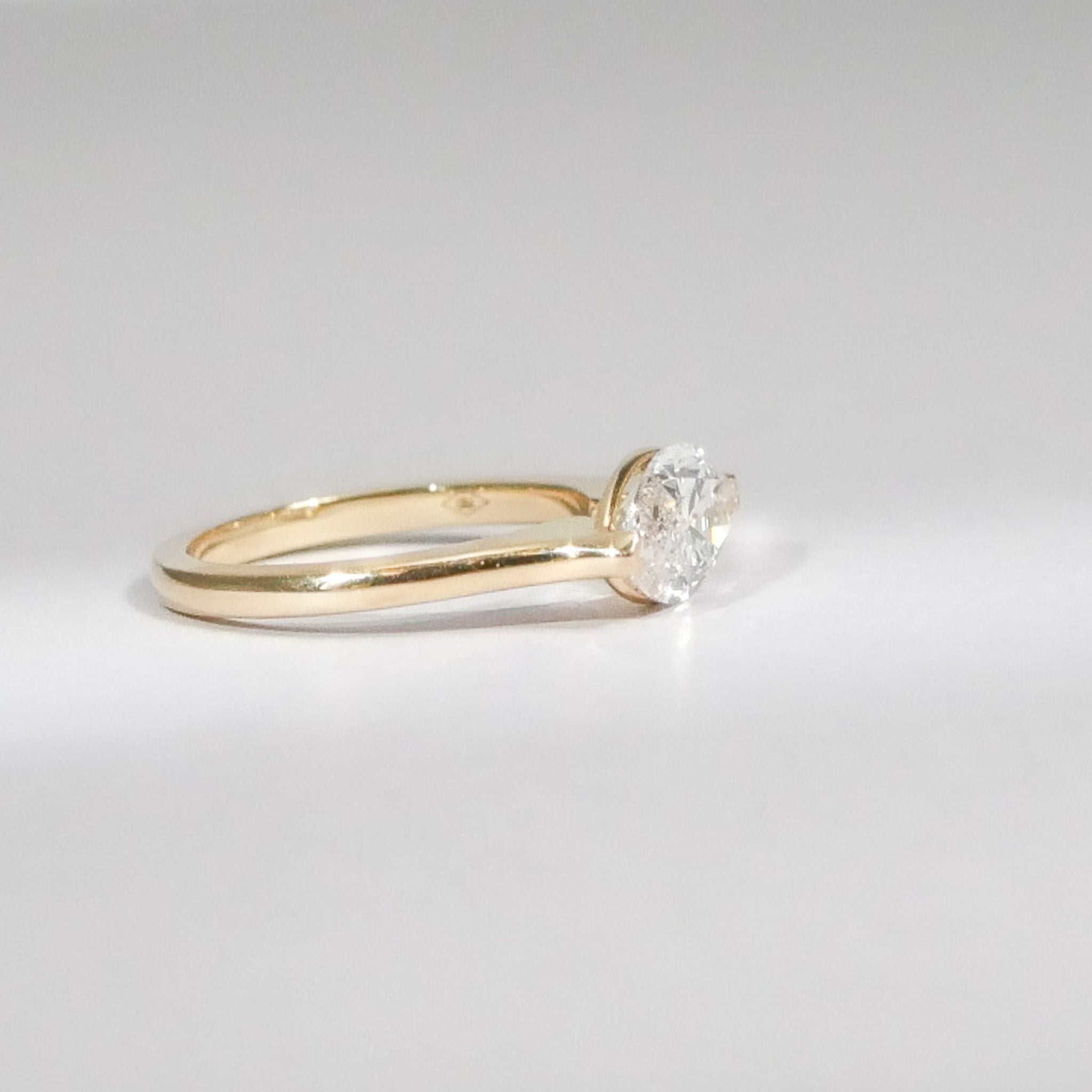 Marquise cut Diamant Ring 18KT