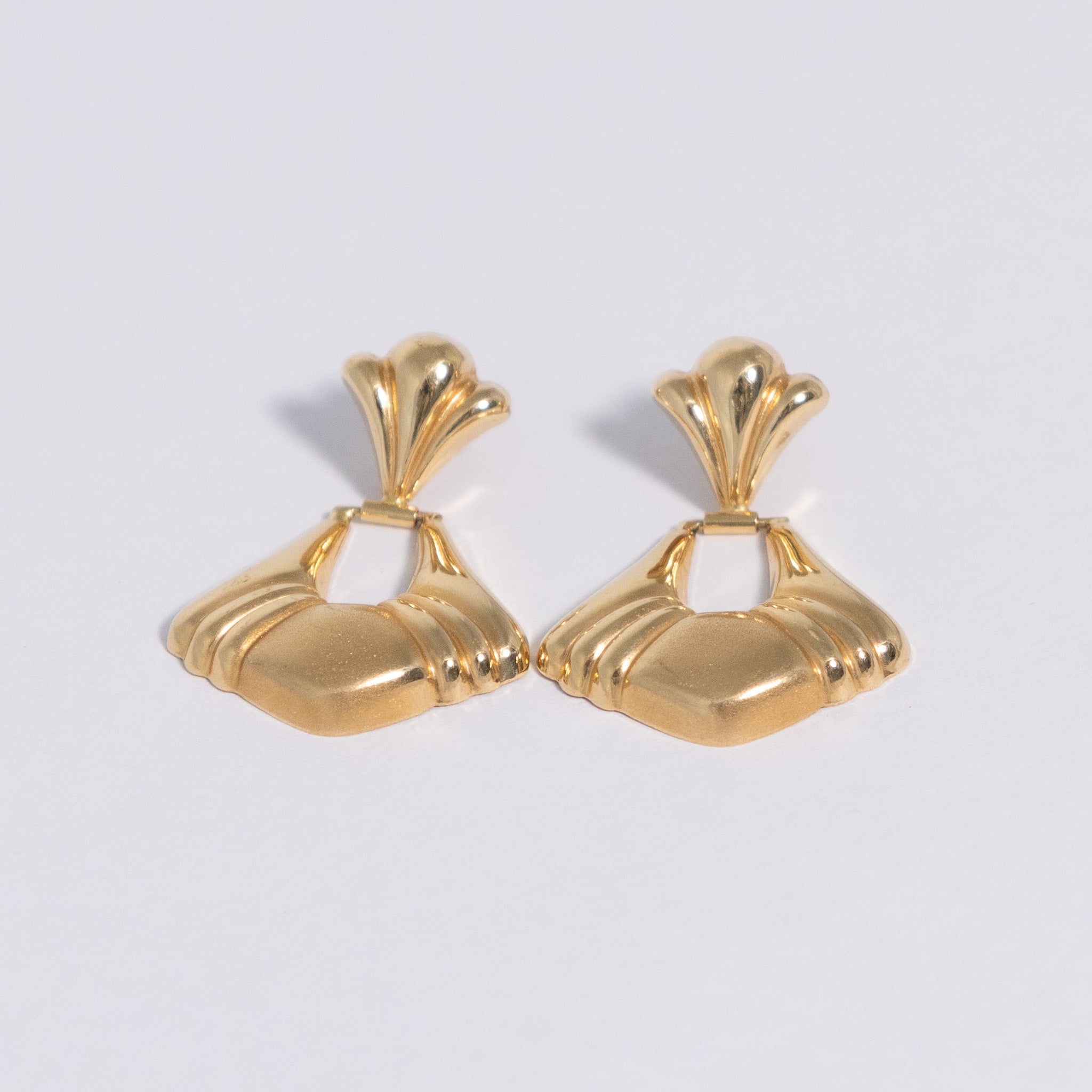 Ohrhänger Vintage 18KT Gelbgold