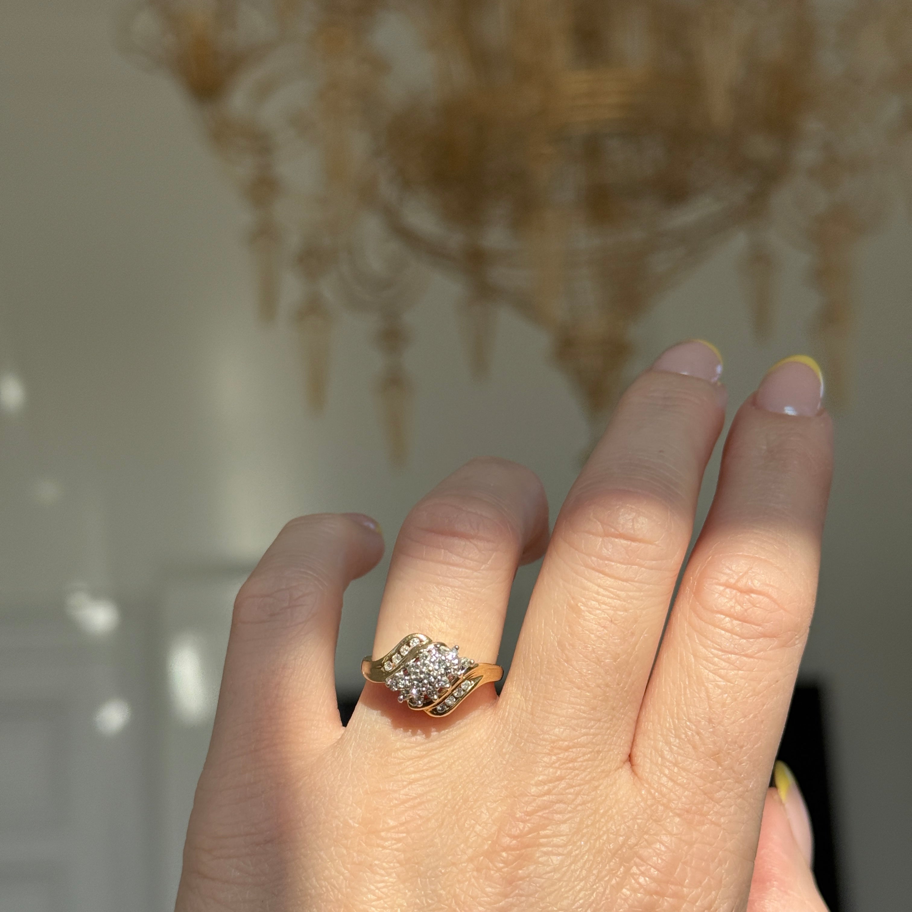 Vintage Ring mit Diamanten