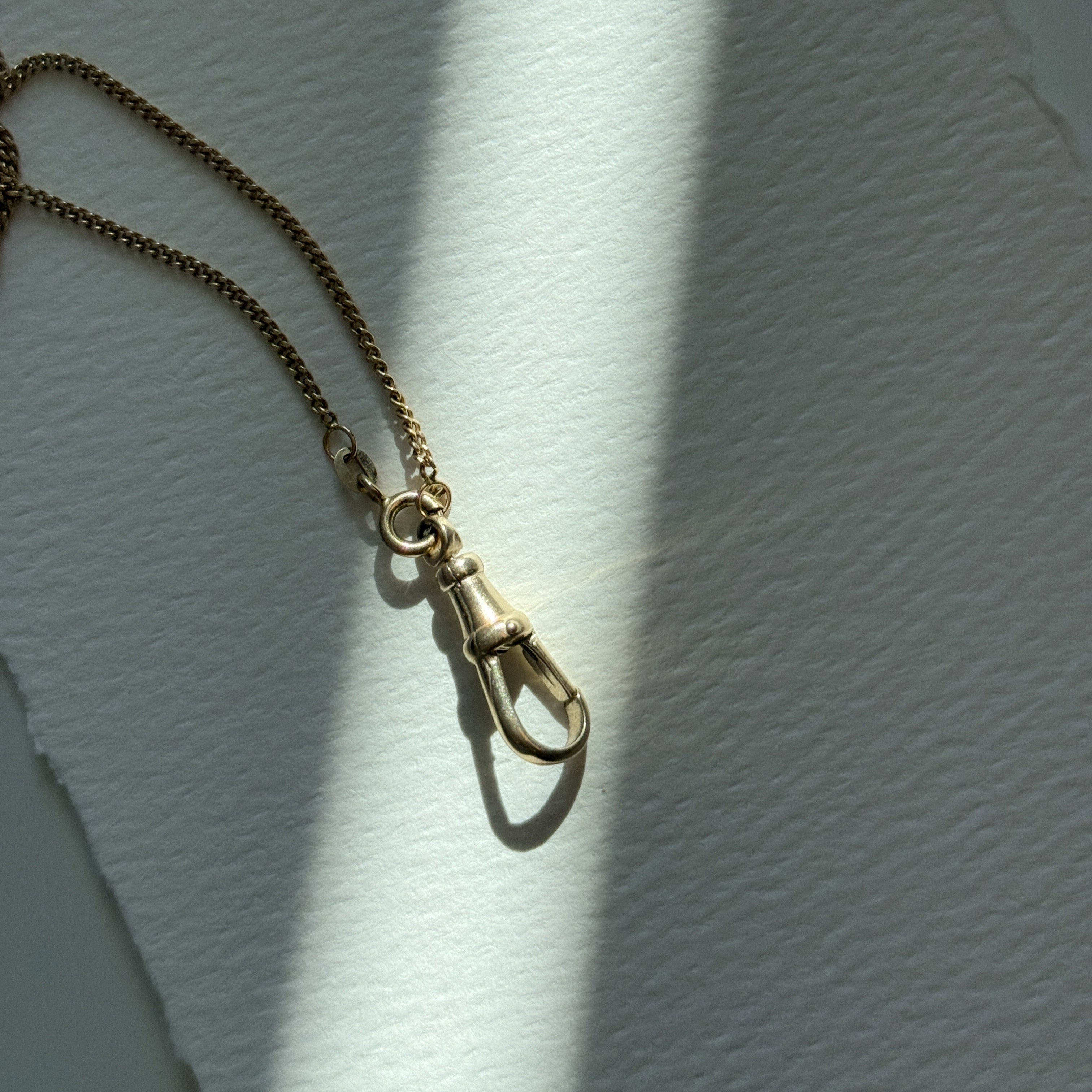 Dog Clasp Schließe Gelbgold