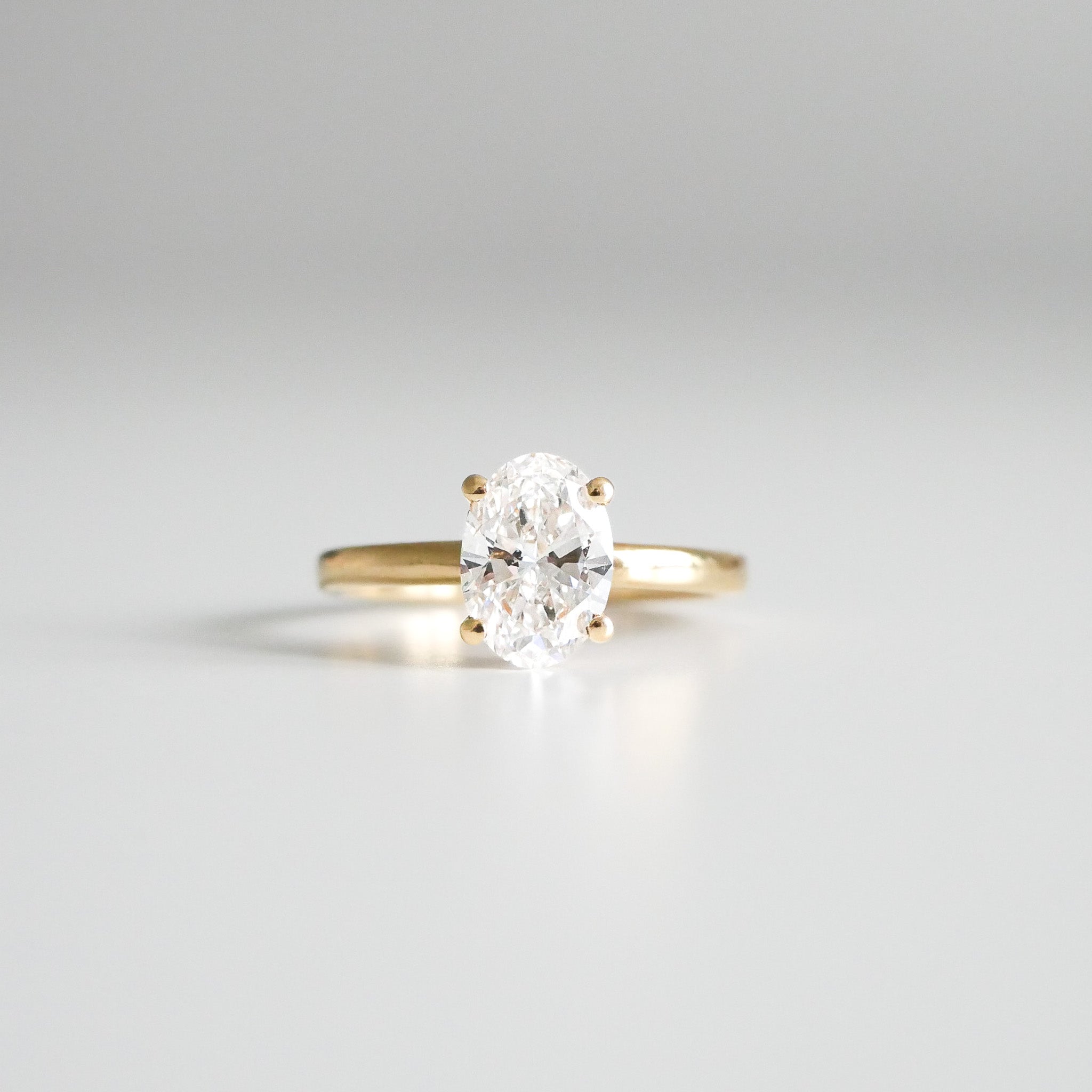 Verlobungsring Diamantring oval