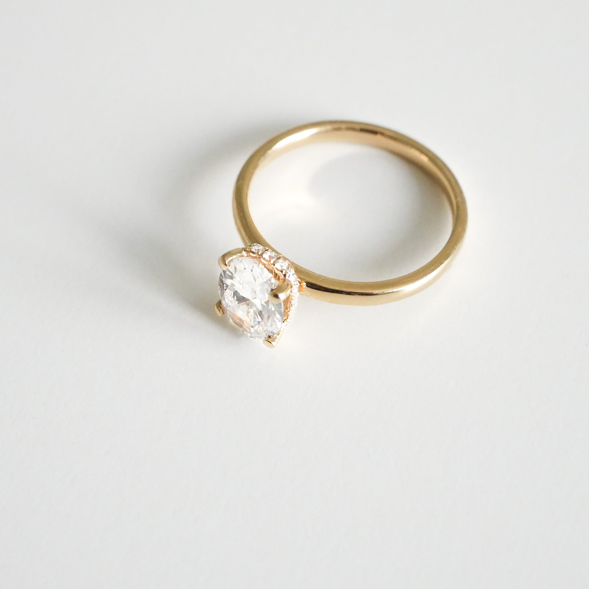 Verlobungsring Diamantring oval