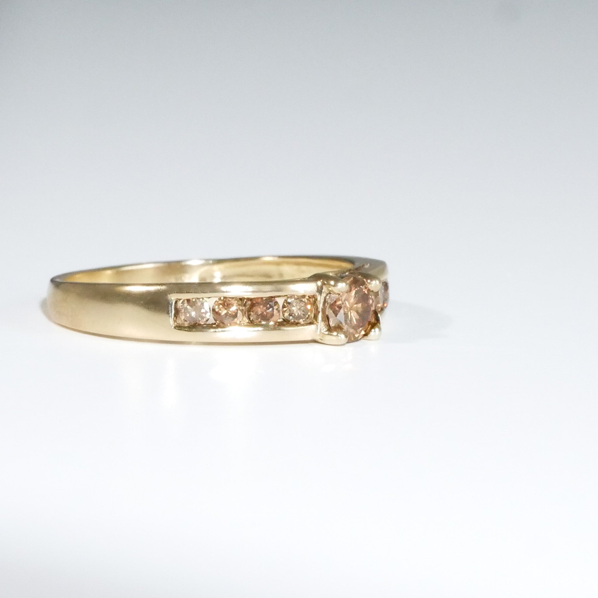 Brauner Diamant Ring