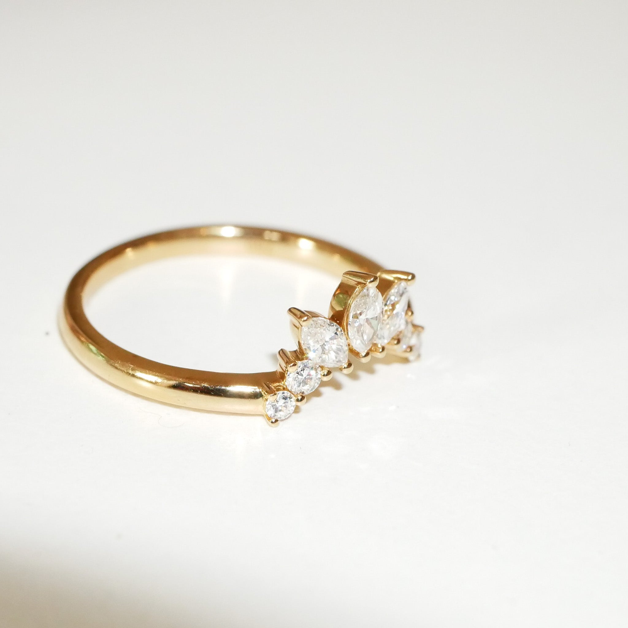 Crown Diamant - Ring 18KT Gelbgold