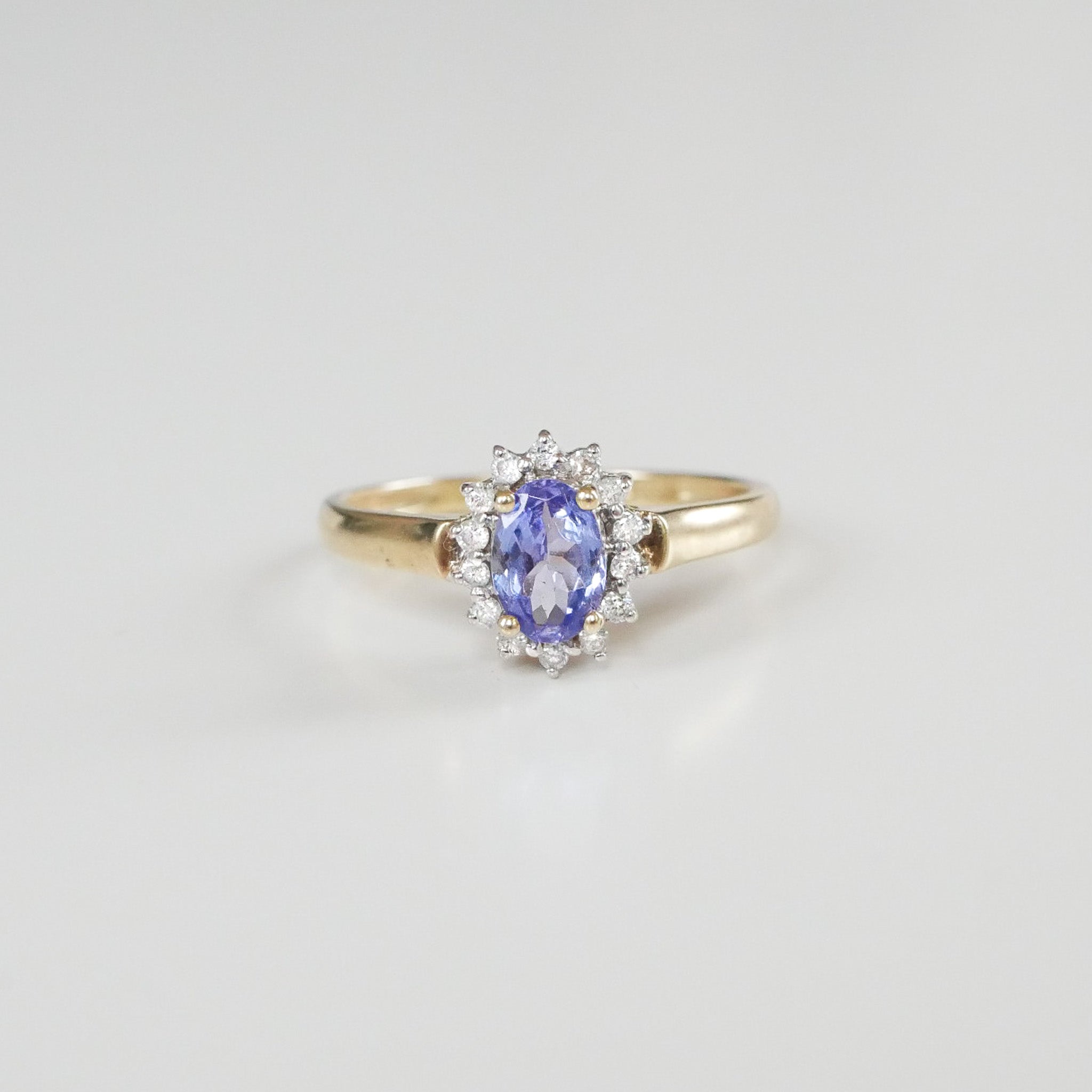 Vintage Ring Tansanit Diamant