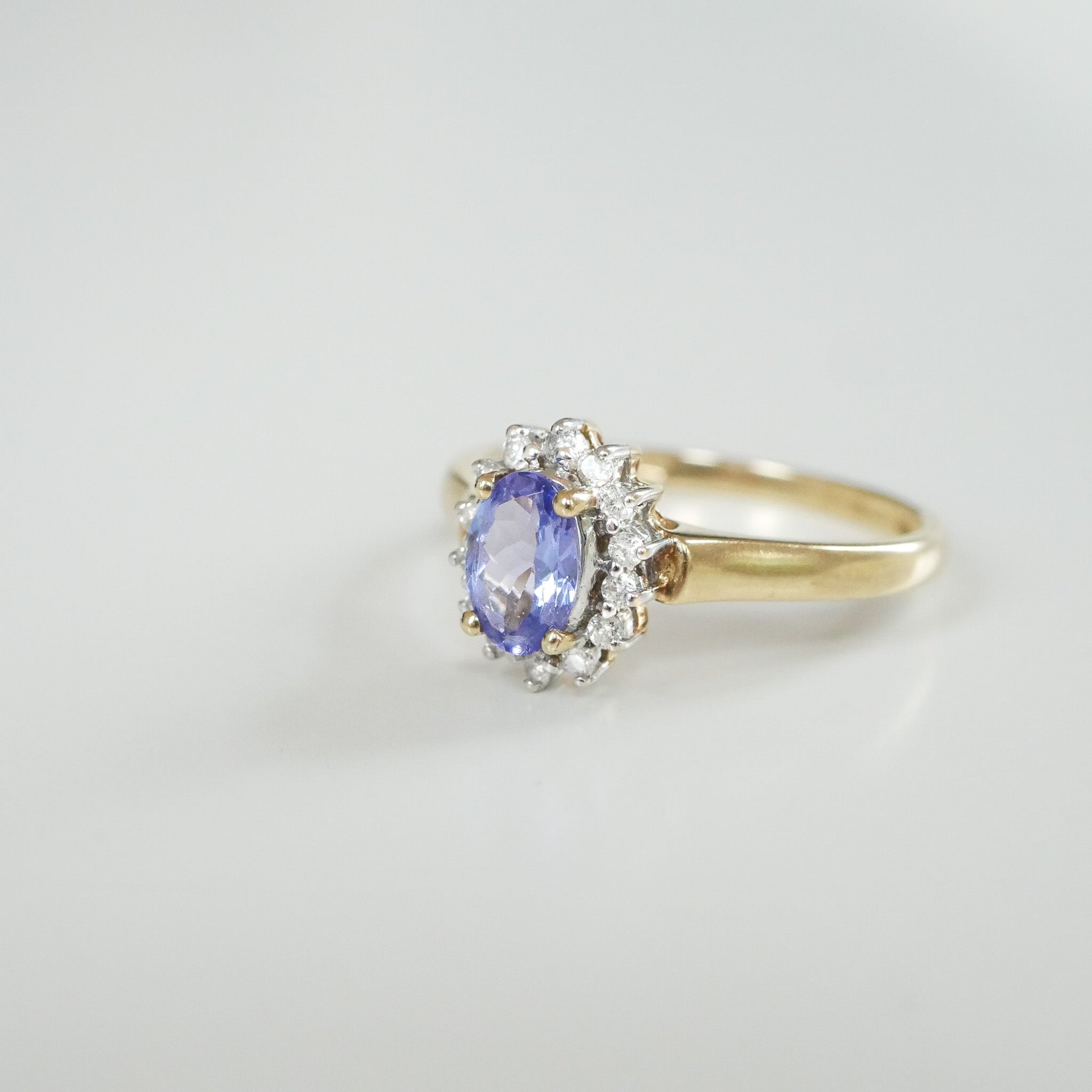 Vintage Ring Tansanit Diamant