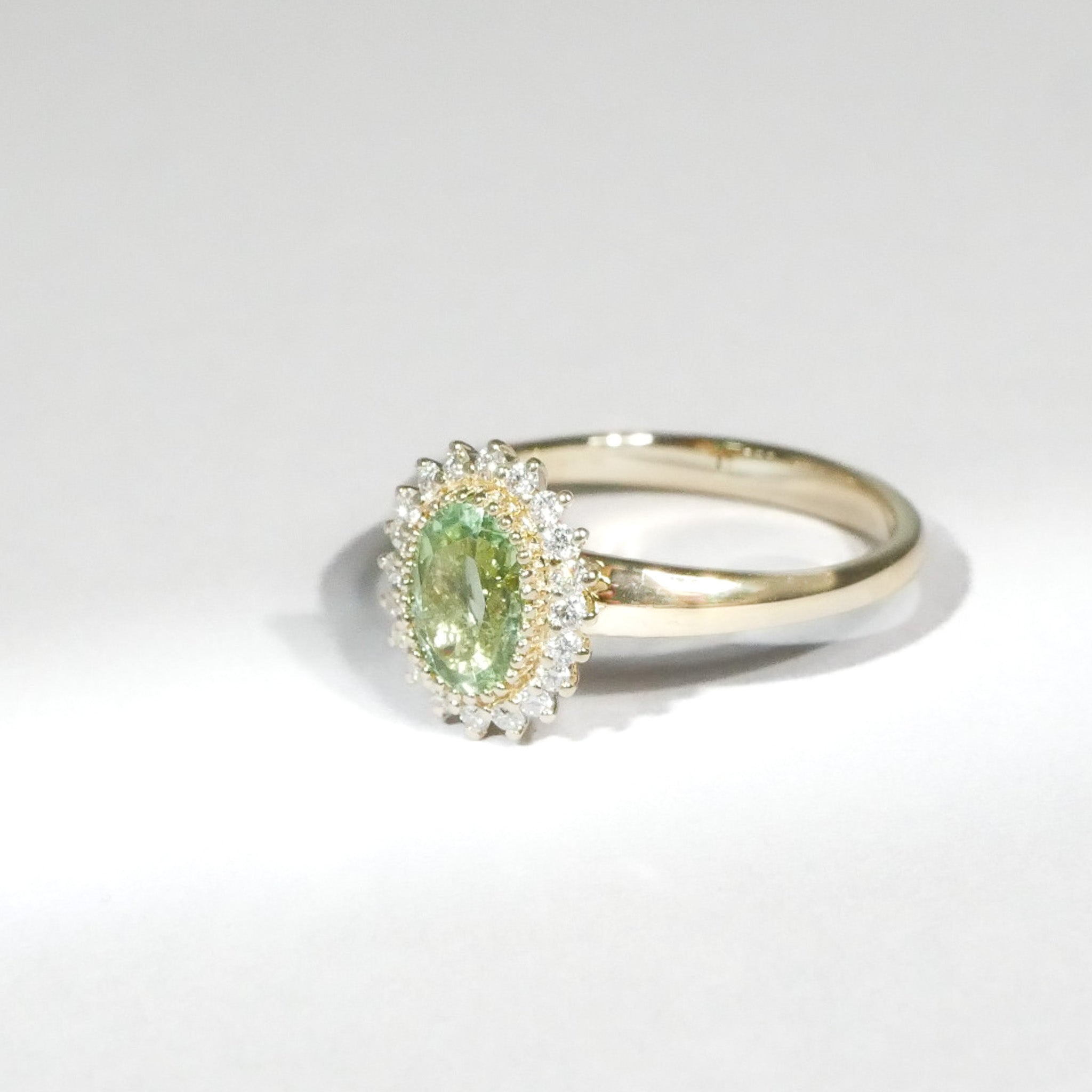 Ring Turmalin Halo-Design - Desgined by gluecksgriff