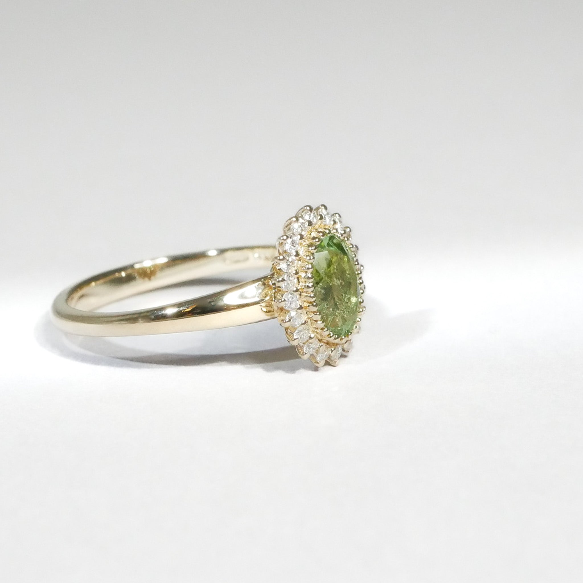 Ring Turmalin Halo-Design - Desgined by gluecksgriff