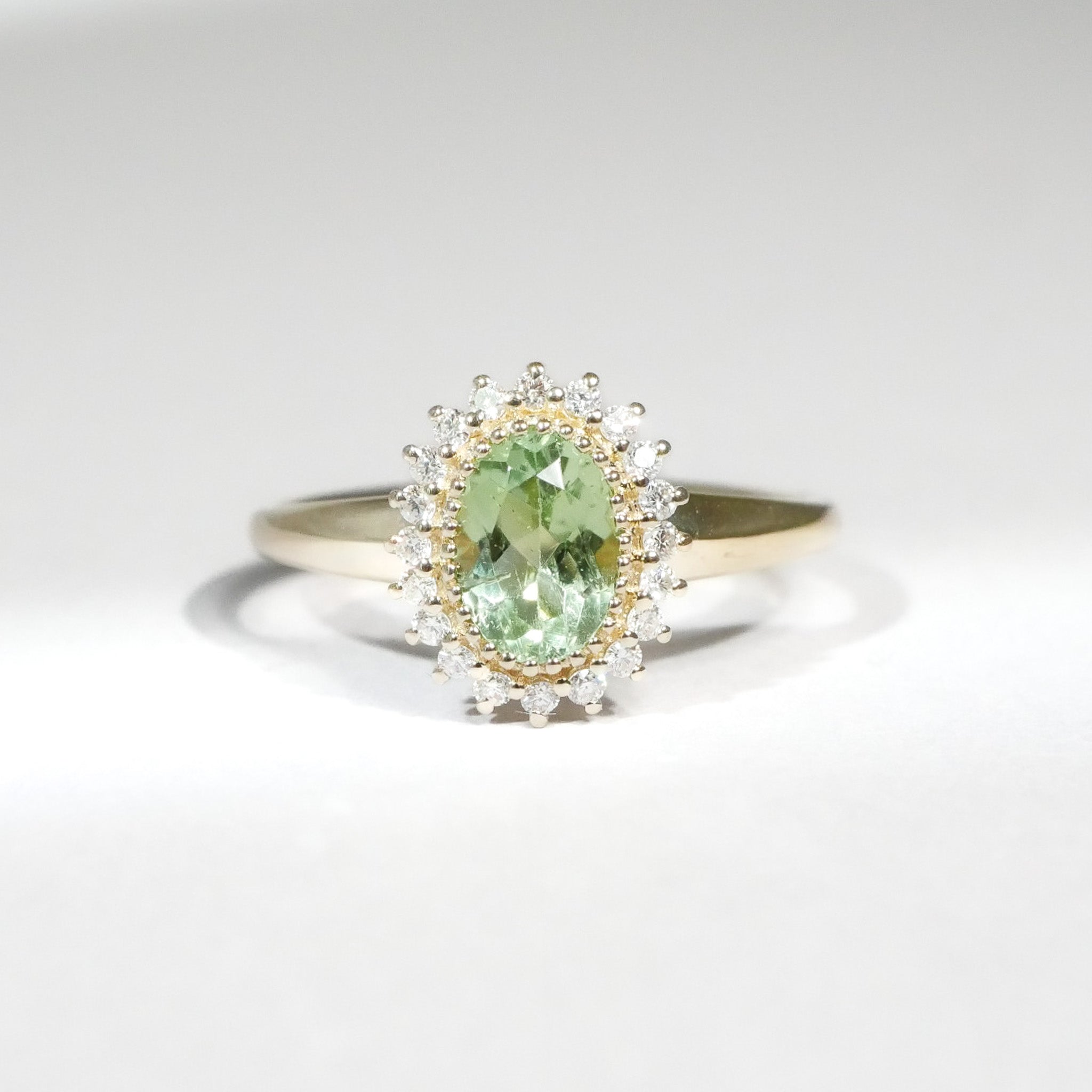 Ring Turmalin Halo-Design - Desgined by gluecksgriff