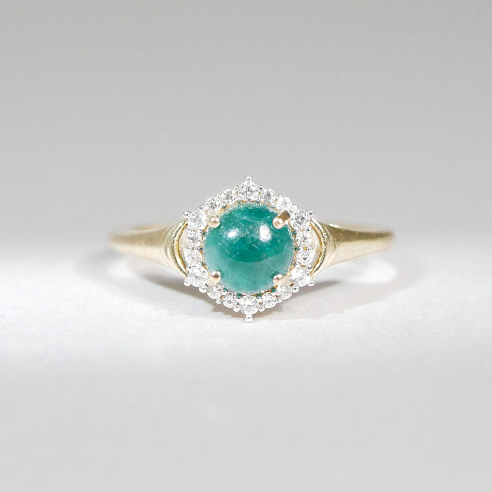 Vintage Ring Prasiolith