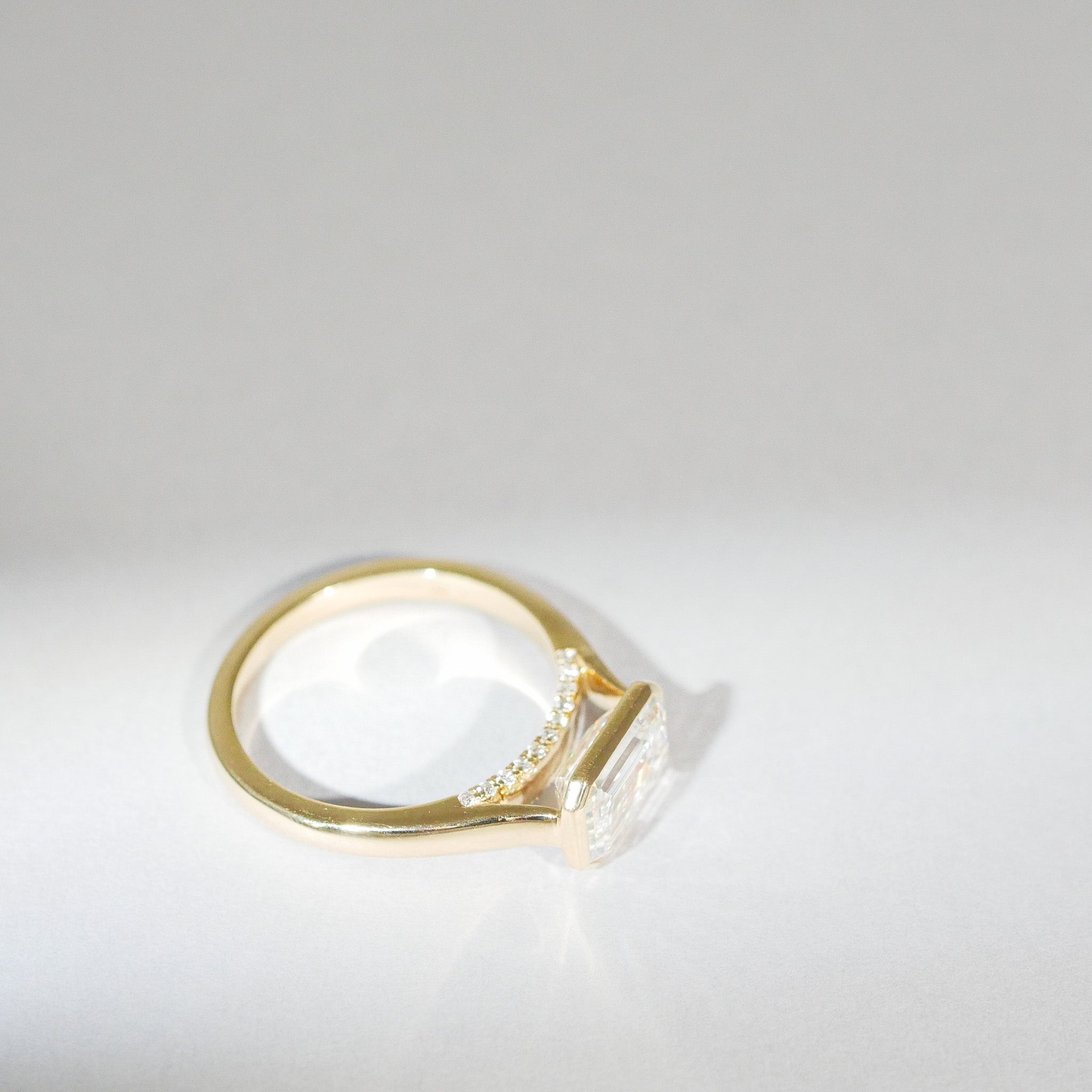 Ring Diamant Emerald Cut