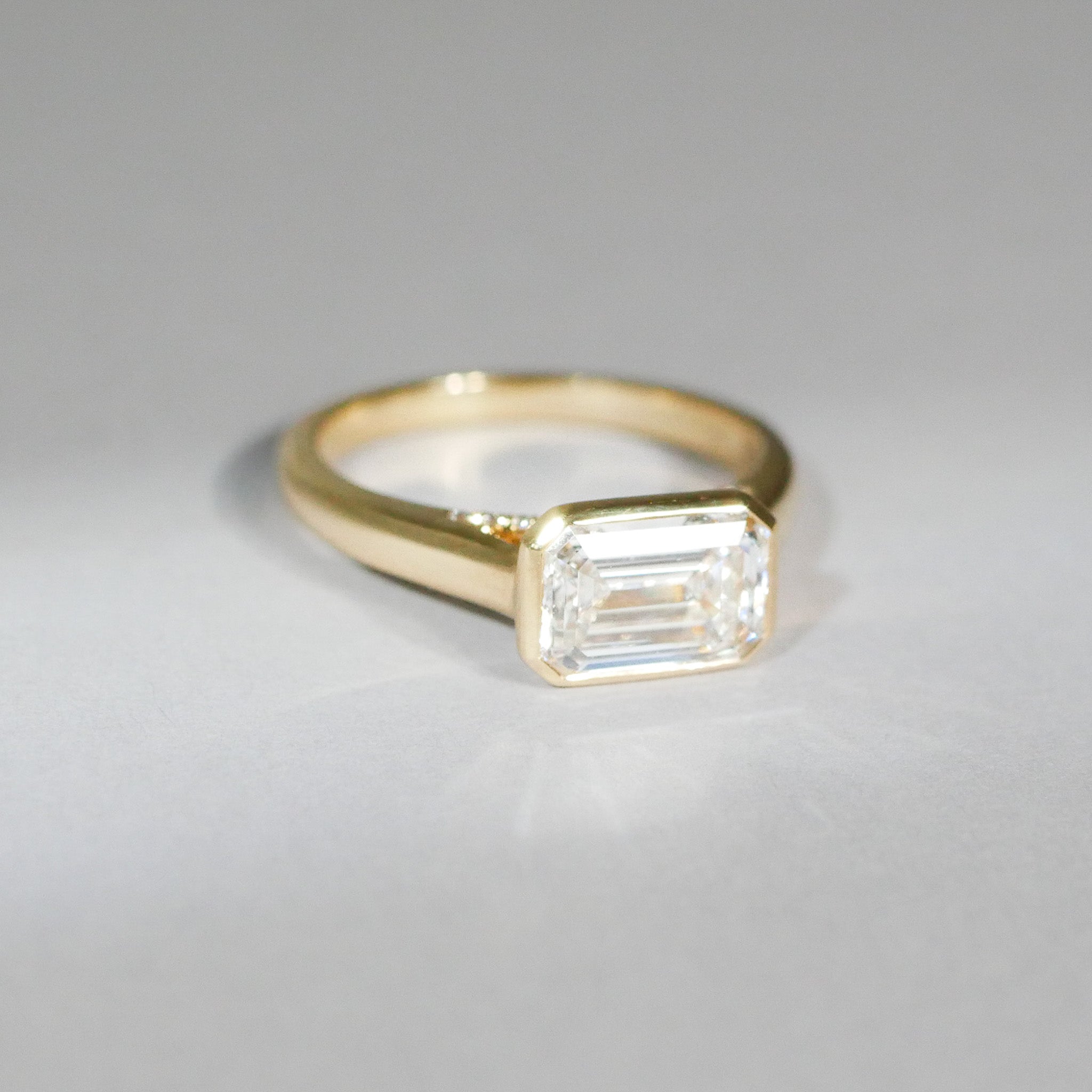 Ring Diamant Emerald Cut