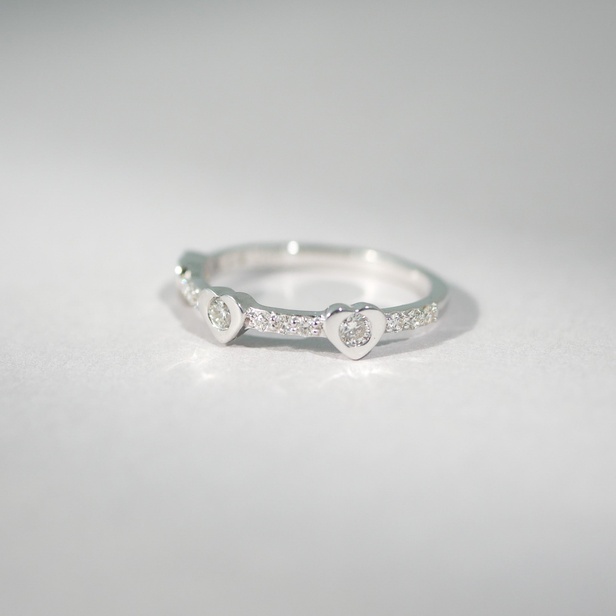 Ring 14KT Herz Diamant