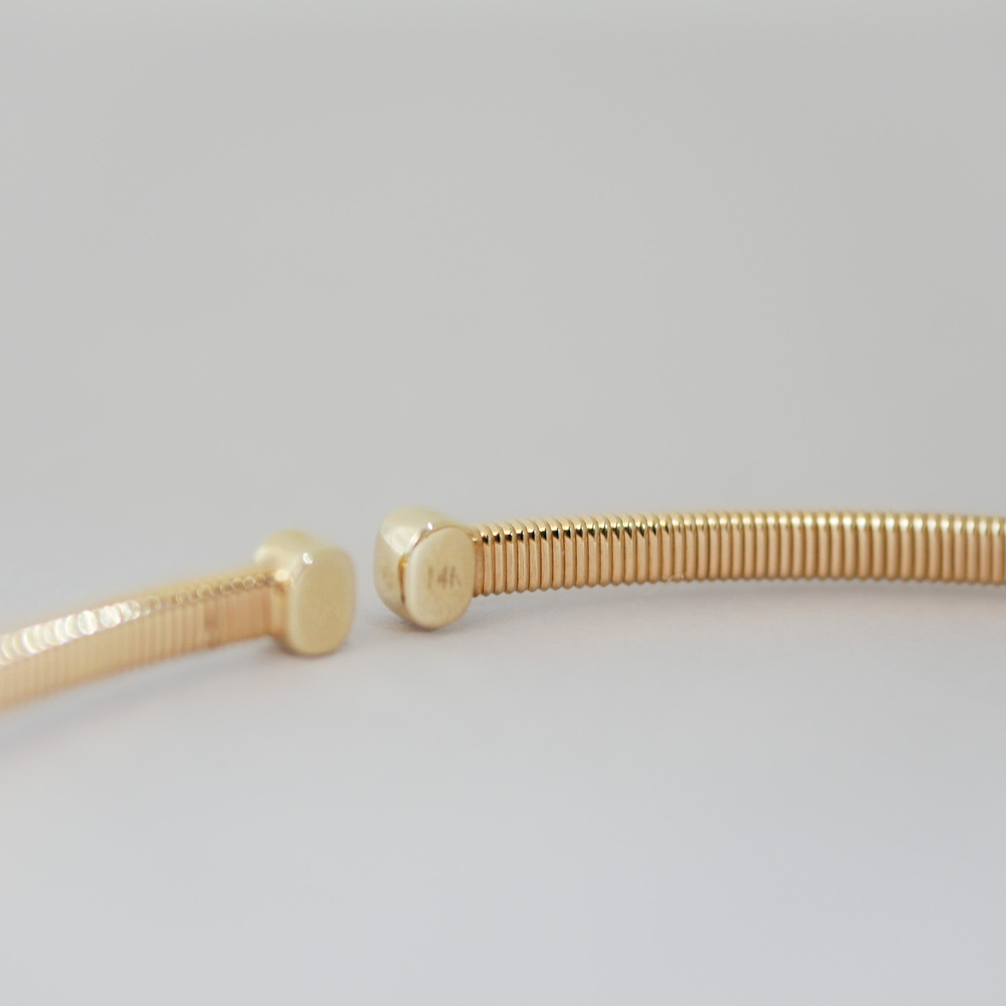 Armreif Zarge 14KT Diamanten