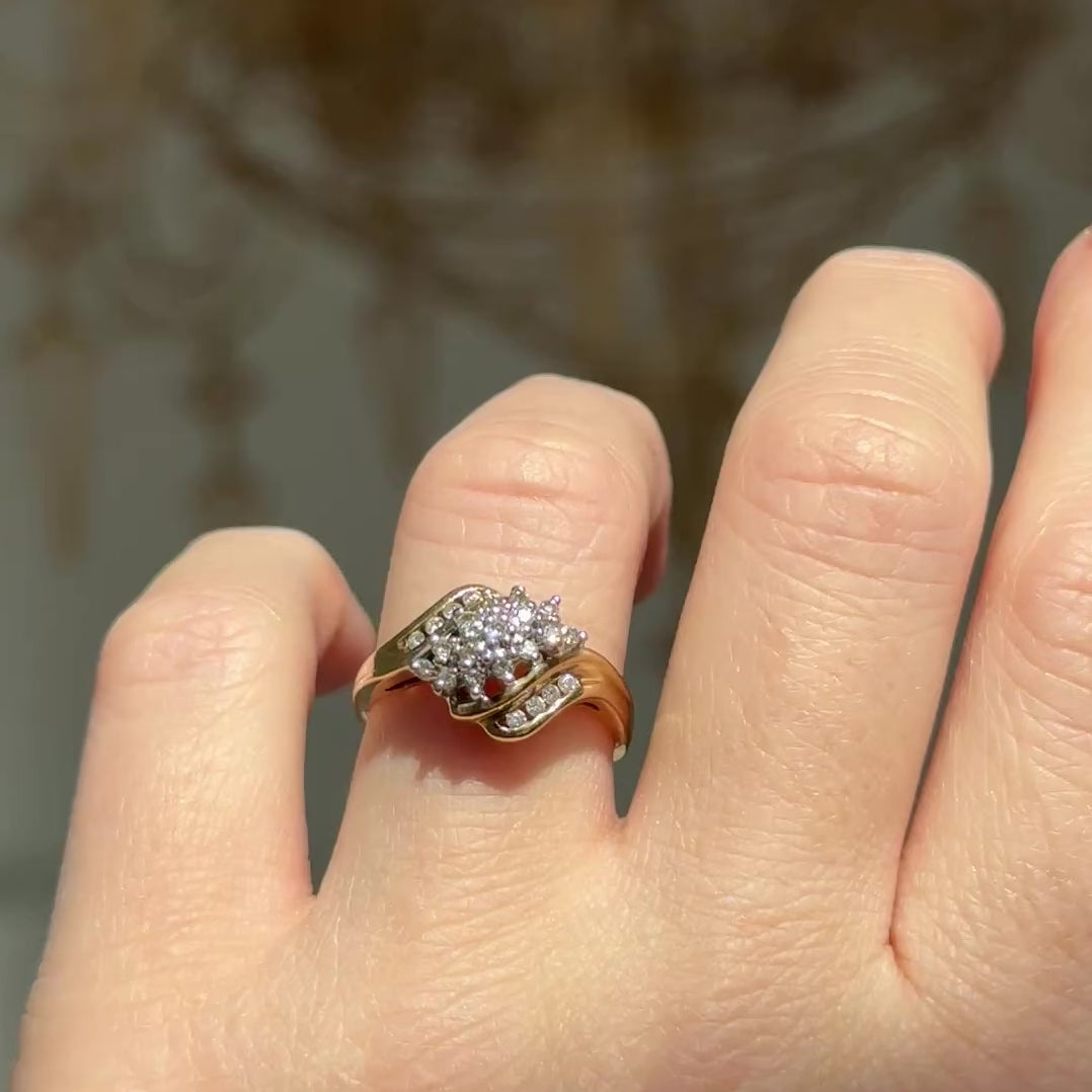 Vintage Ring mit Diamanten