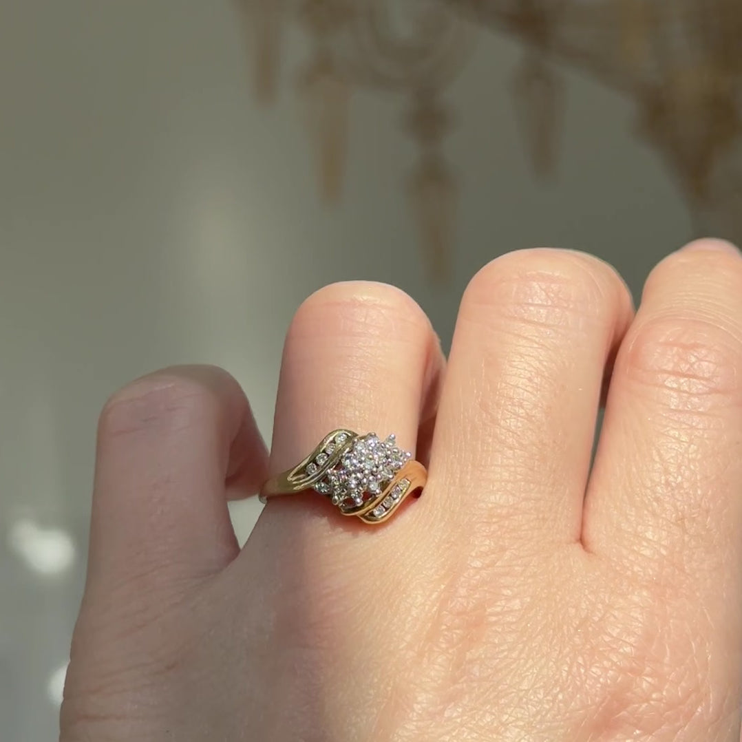 Vintage Ring mit Diamanten