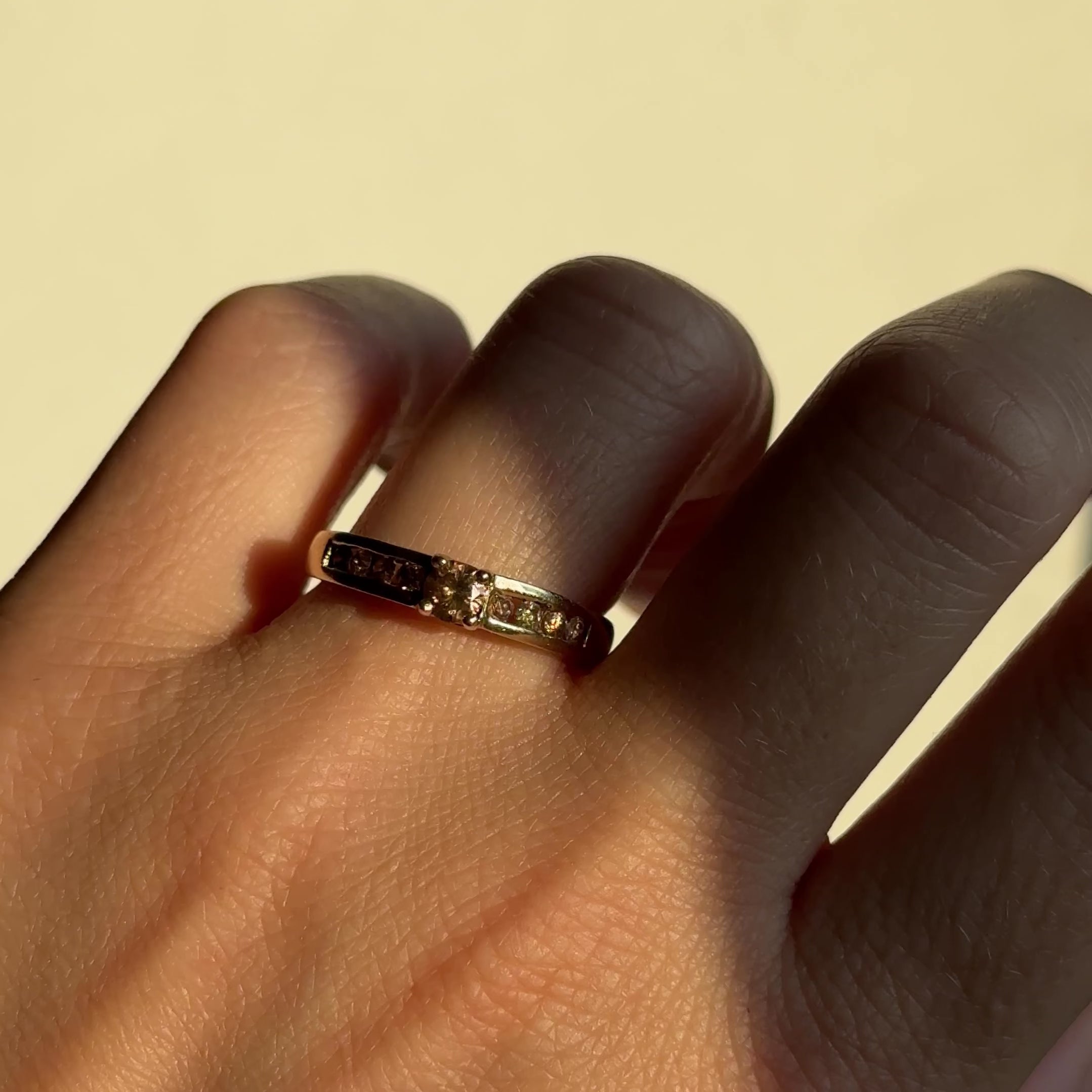 Brauner Diamant Ring