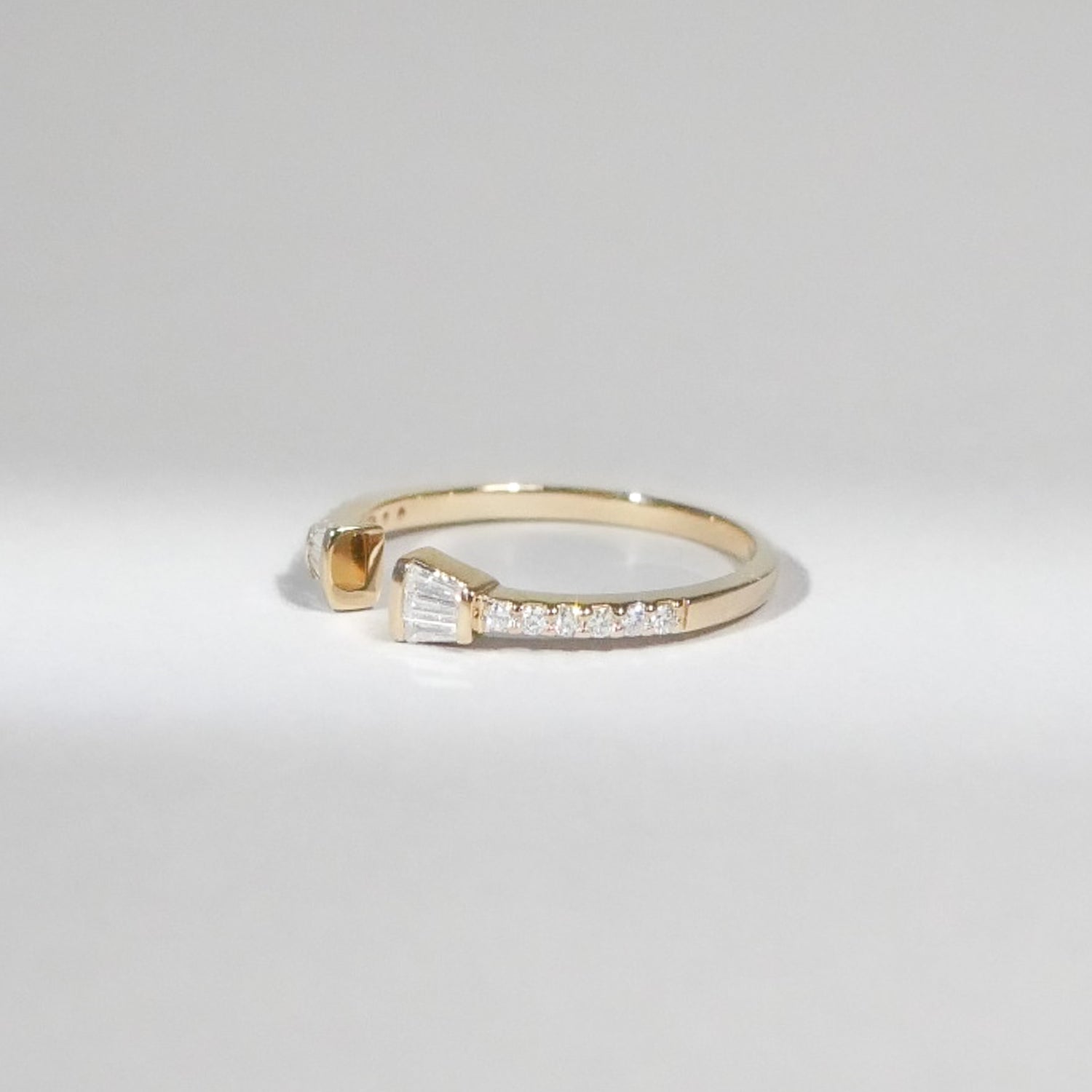 Diamant Ring 14KT Gelbgold