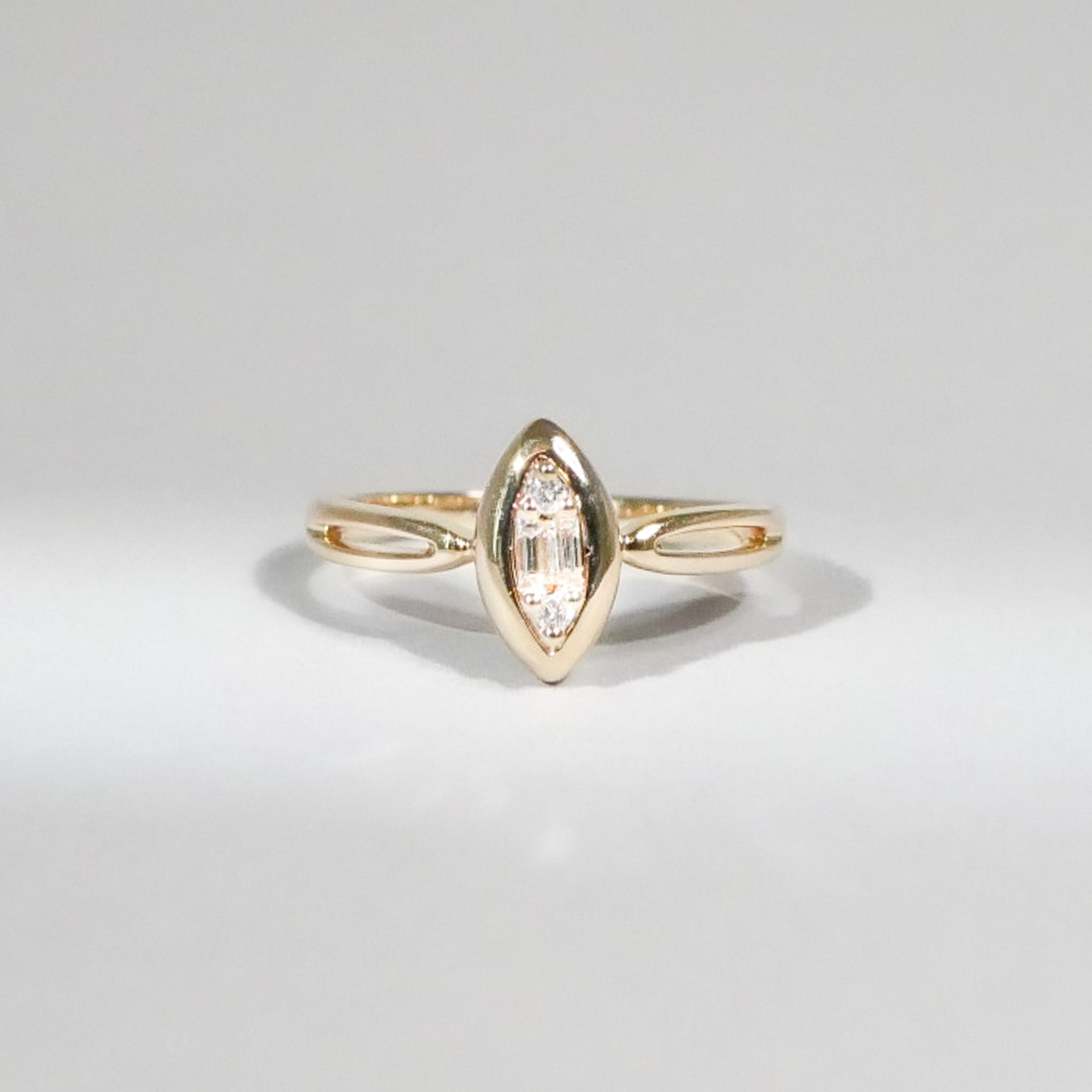 Illusion Diamant Ring 14KT