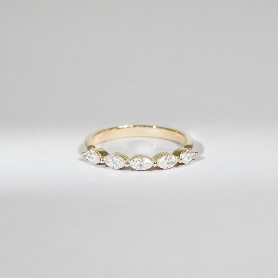 Marquise cut Diamant Ring 14KT