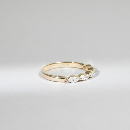 Marquise cut Diamant Ring 14KT