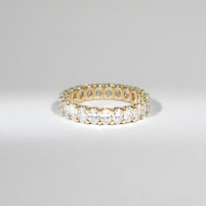 Full Eternity Diamant Ring oval cut 18KT