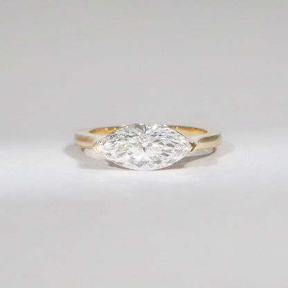 Marquise cut Diamant Ring 18KT