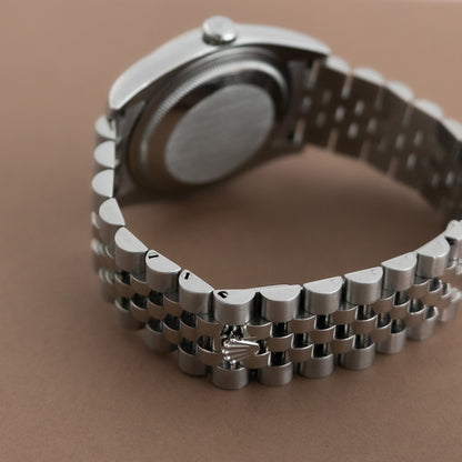 Rolex Datejust Weißes Zifferblatt Jubilee