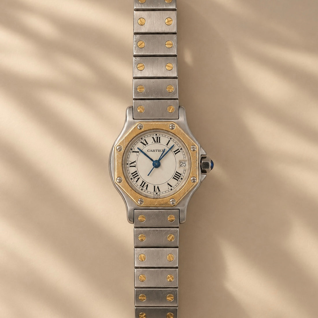 Cartier Santos Octagon SM Bicolor Quarz – Ref. 183903 | Vintage