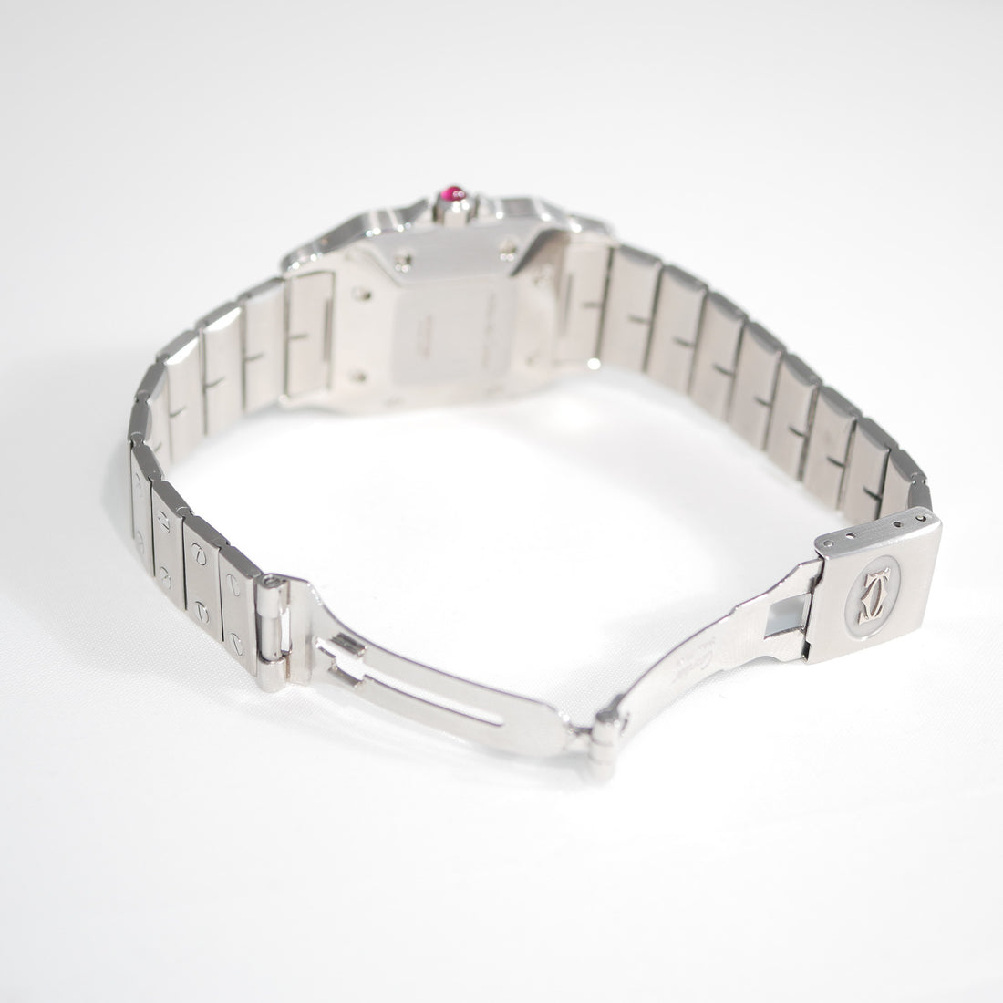 Cartier Carée burgundy dial ref. 2960