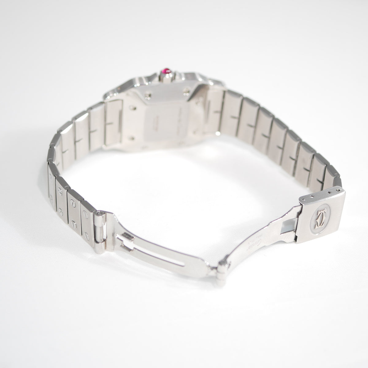 Cartier Carée burgundy dial ref. 2960