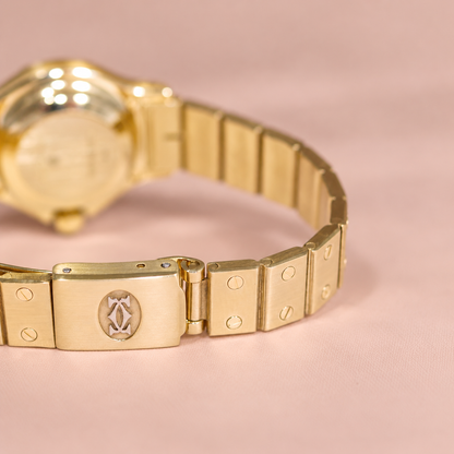 Cartier Santos Octagon SM – 18K Vollgold Automatik | Ref. 0906