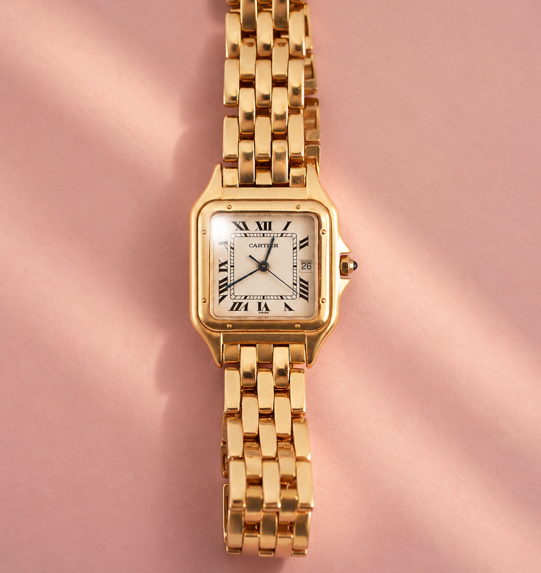 Cartier Panthere GM Armbanduhr Unisex mit Datum Full Set Large Ref. 887968