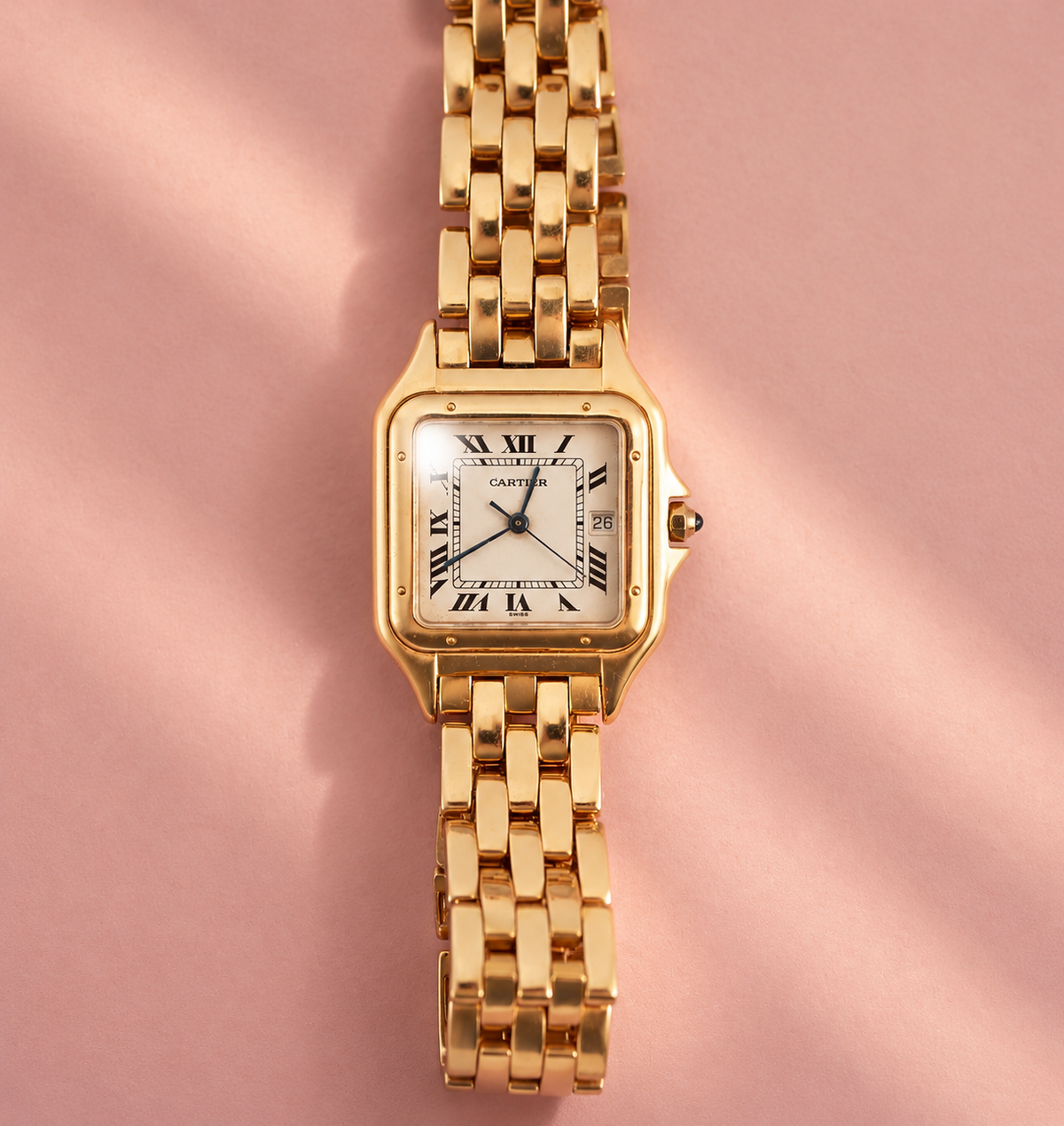 Cartier Panthere GM Armbanduhr Unisex mit Datum Full Set Large Ref. 887968