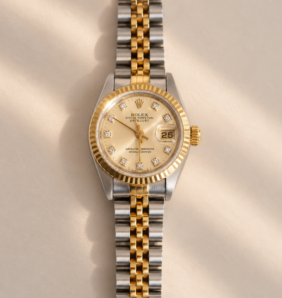 Rolex Lady Datejust Jubilee Diamond bicolor 26