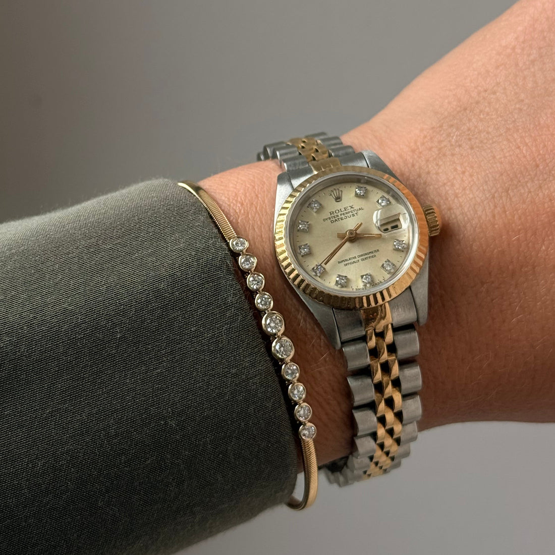 Rolex Lady Datejust Jubilee Diamond bicolor 26