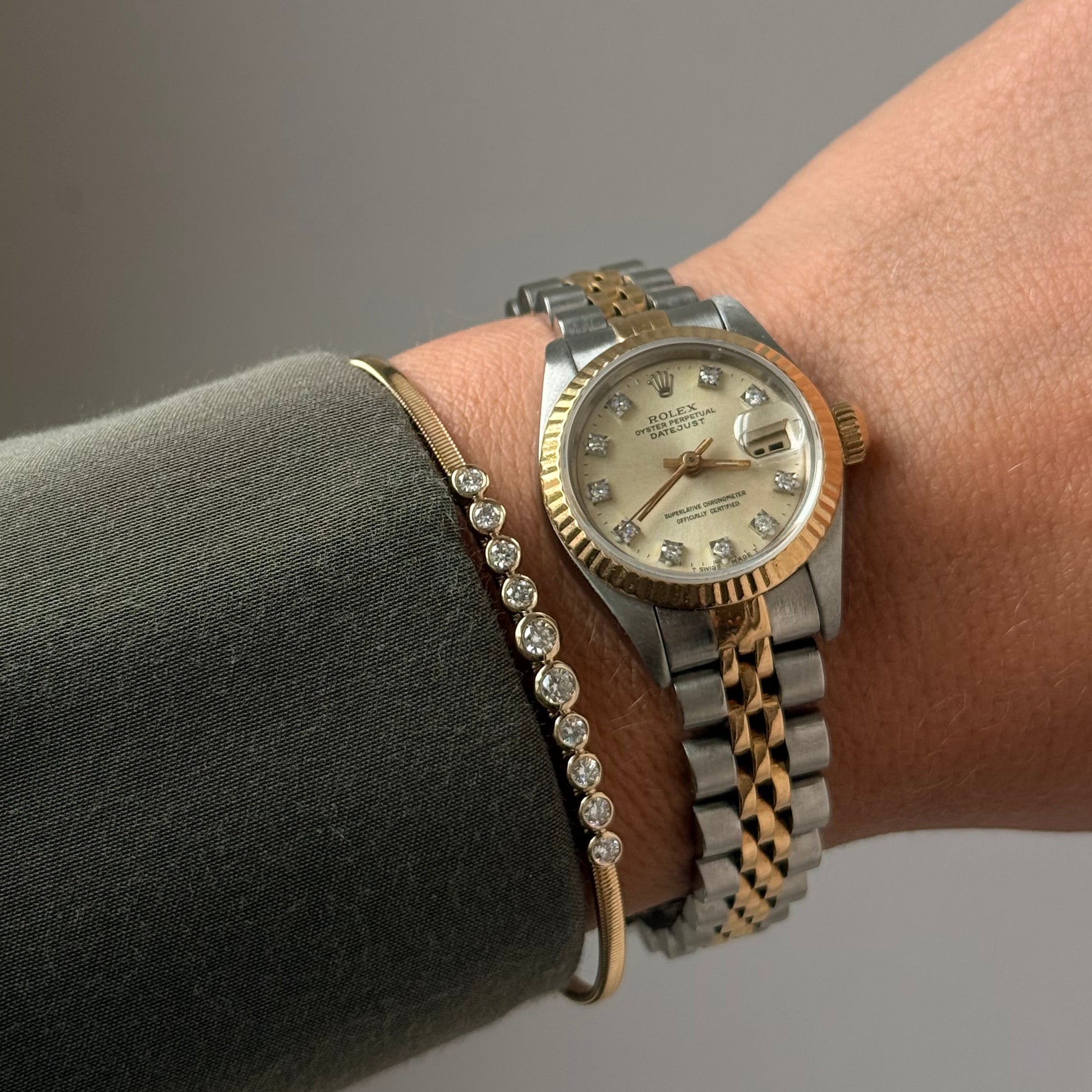 Rolex Lady Datejust Jubilee Diamond bicolor 26