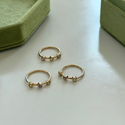 Ring Edelstein MIX