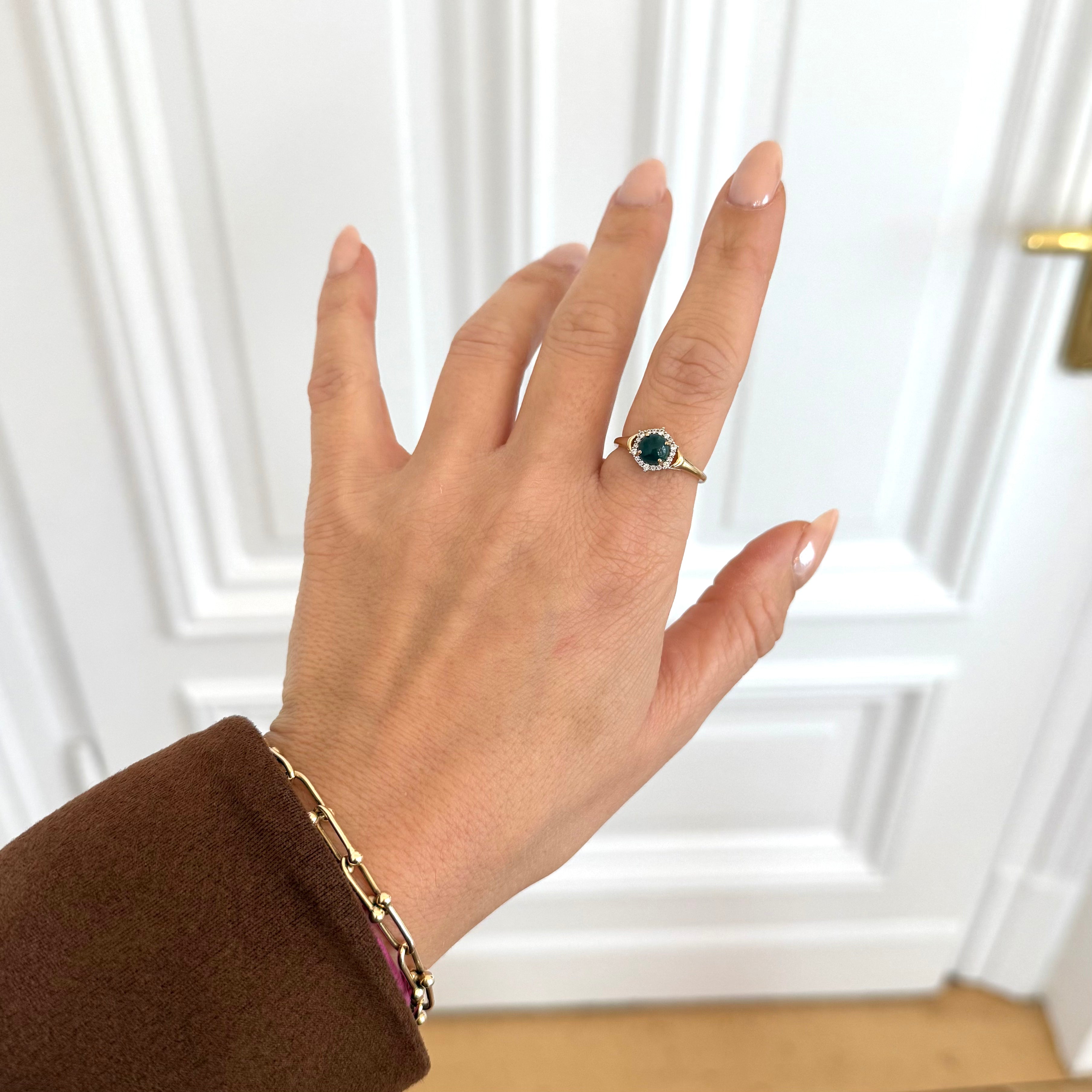 Vintage Ring Prasiolith