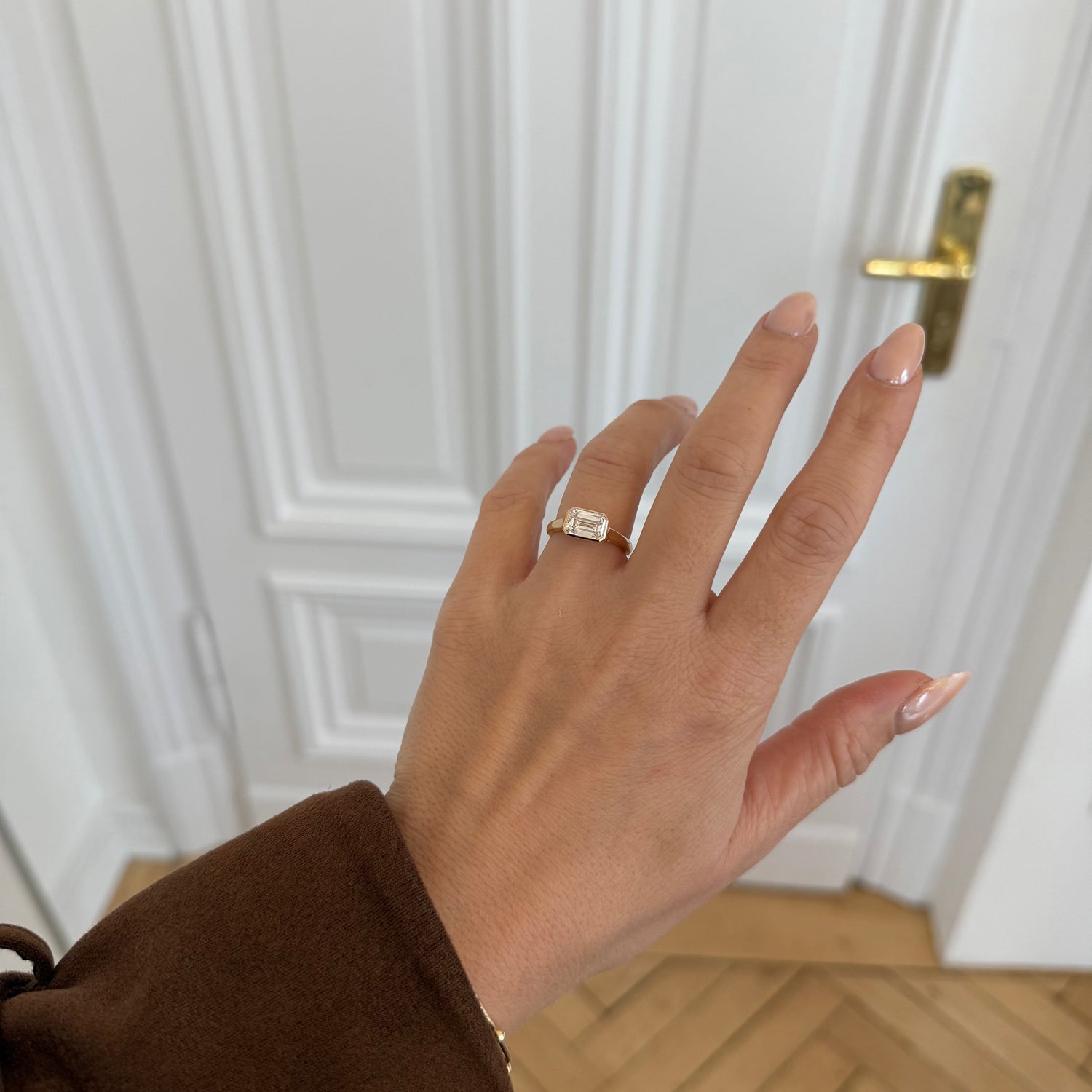 Ring Diamant Emerald Cut