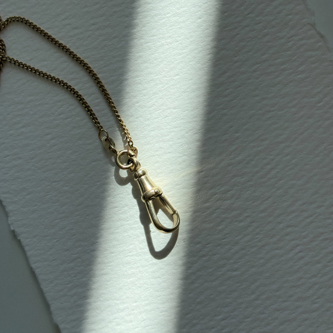 Dog Clasp Schließe Gelbgold
