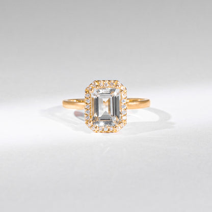 Grüner Amethyst Ring – Re-Edition by gluecksgriff | 14K Gold &amp; Naturdiamanten