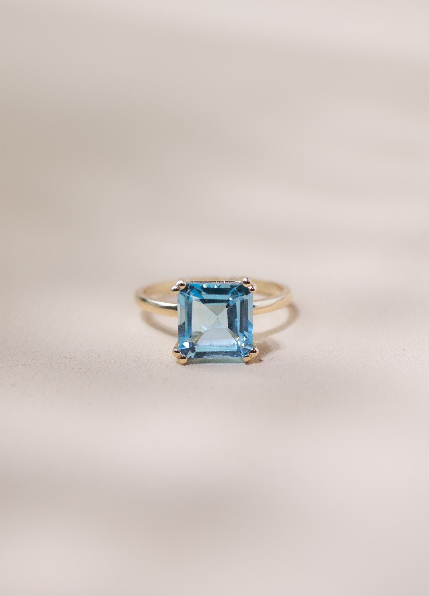 Ring blauer Topas