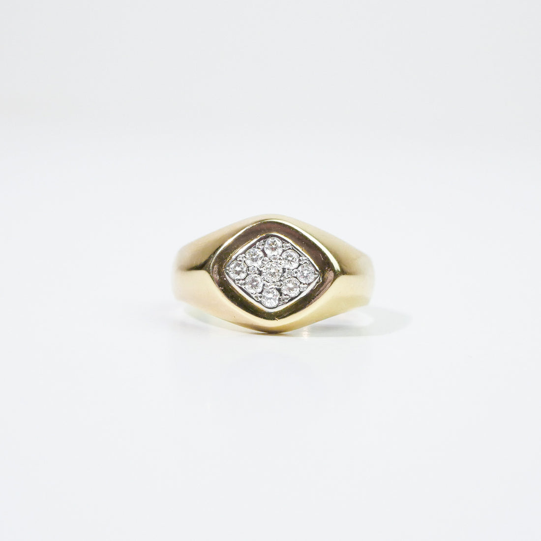 Vintage Ring Diamant Siegelring