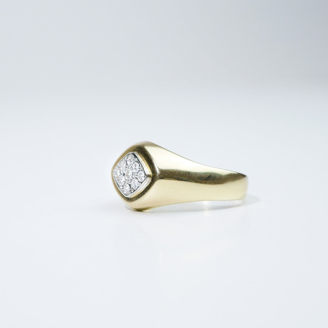 Vintage Ring Diamant Siegelring